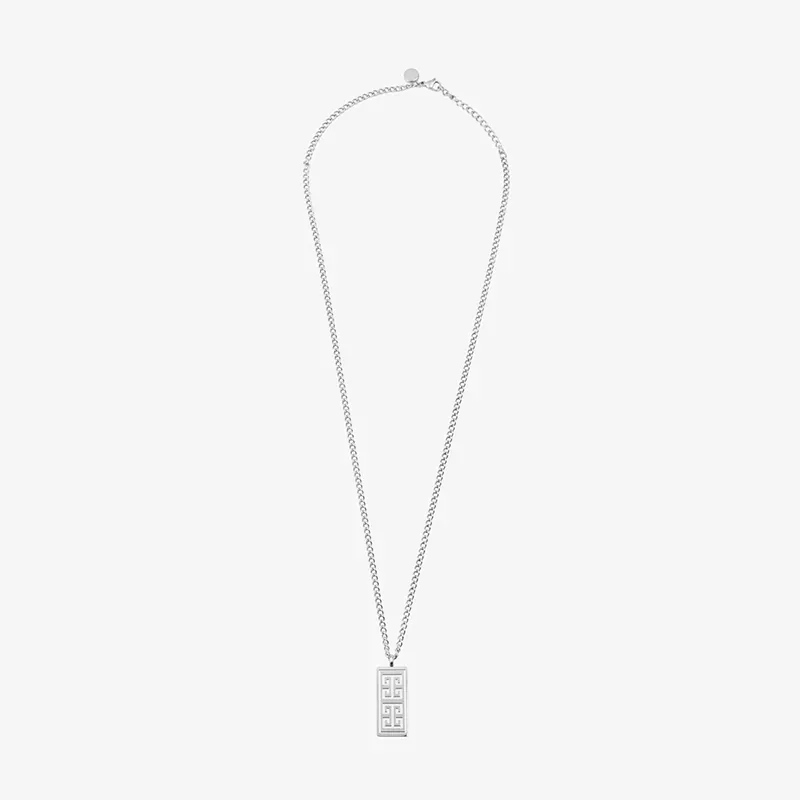 Collar Hombre Lombok Runa Plata | Carácter Místico y Moderno