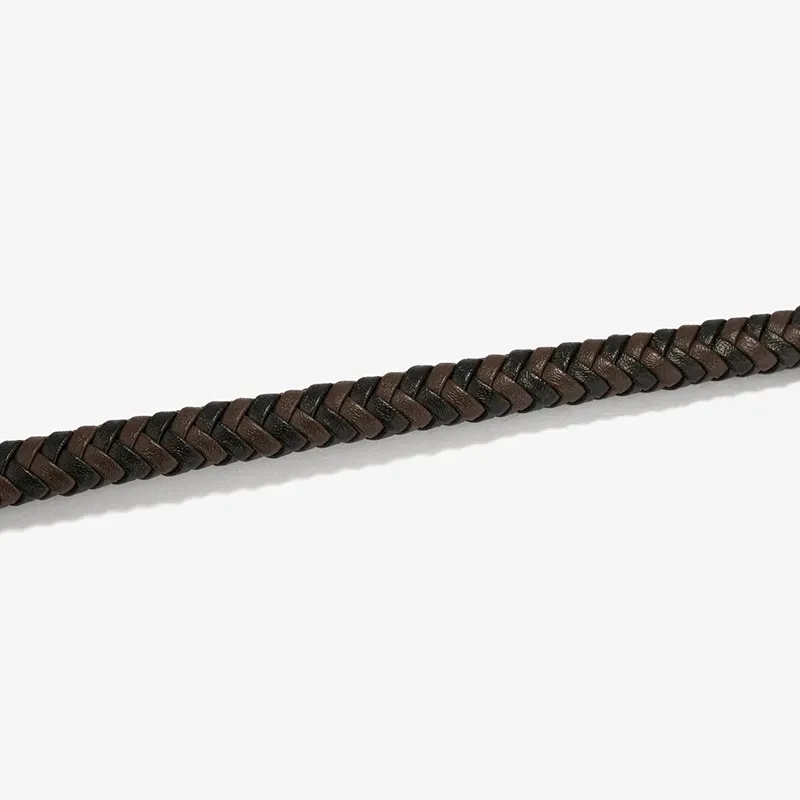 Pulsera Hombre Espiga Marrón | Elegancia y Versatilidad