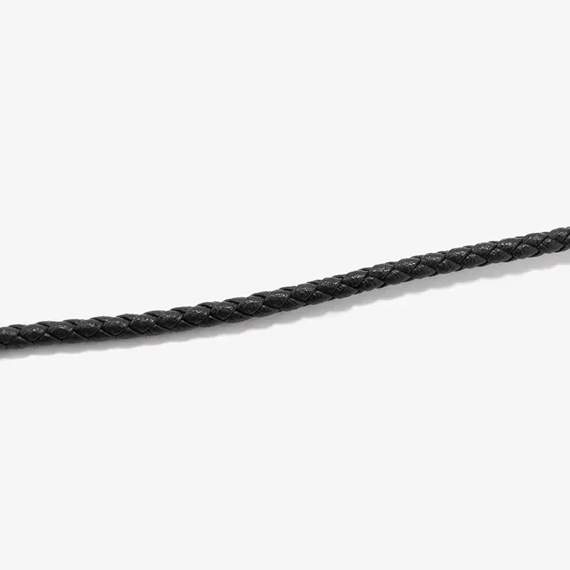 Pulsera Hombre Espiga Thin Negro | Estilo Minimalista y Moderno