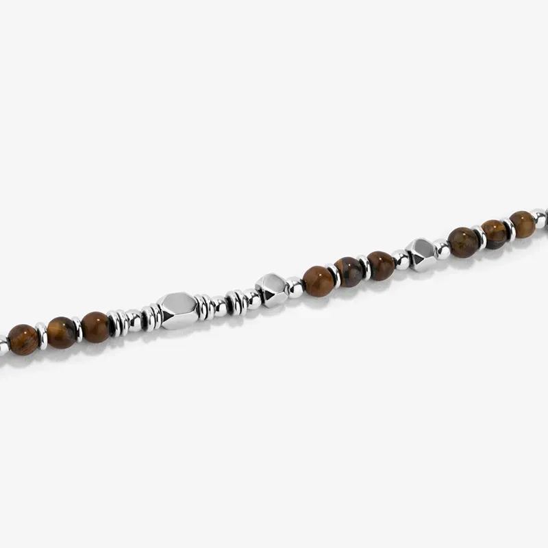 Pulsera Hombre Bali Beads Marrón | Estilo Natural y Casual