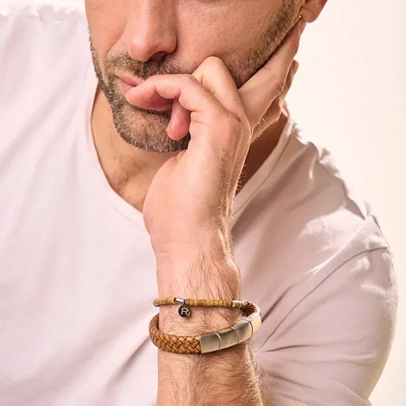 Pulsera Hombre Bahía Marrón | Versatilidad y Estilo