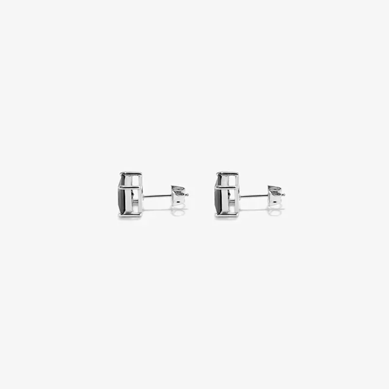 Pendientes Hombre Atlante Onyx Plata | Refinamiento y Distinción