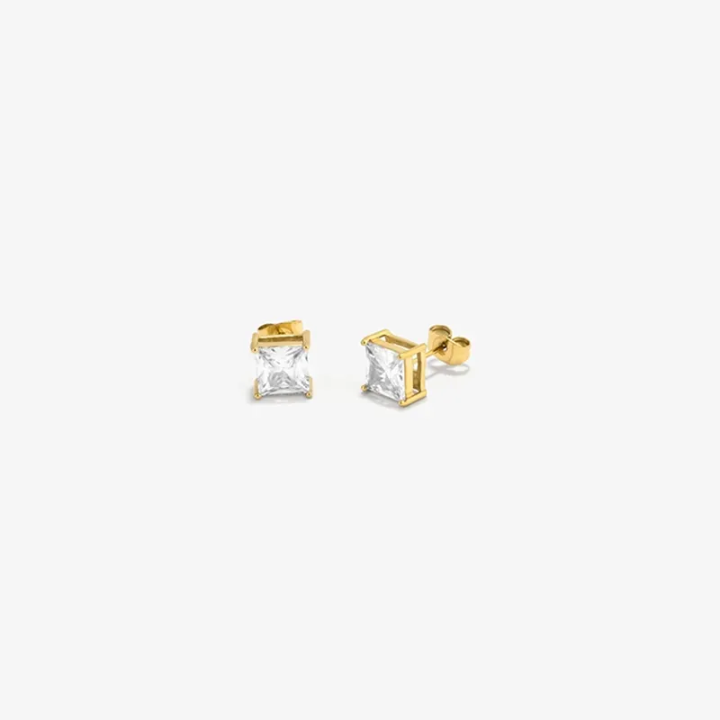 Pendientes Hombre Atlante Quartz Oro | Accesorio Sofisticado y Moderno