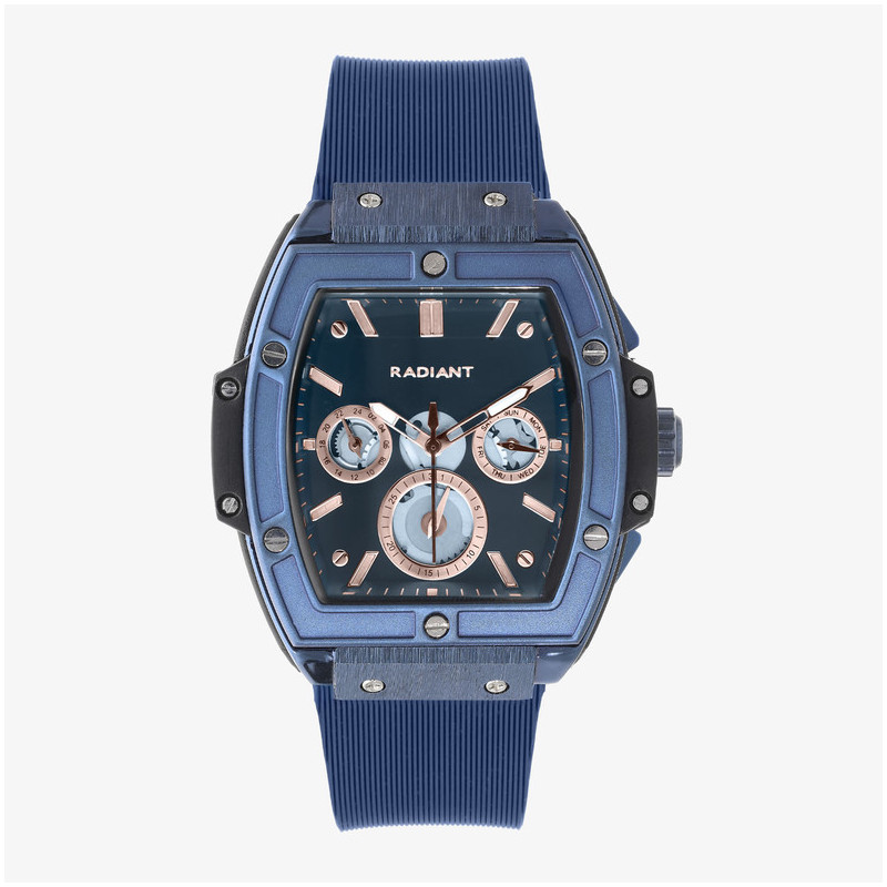 Reloj Hombre Ryan Azul/Correa Silicona