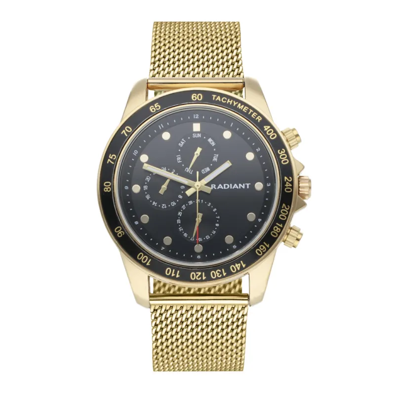 CANARIAS 45MM MULTI BLACK DIAL IPG MESH