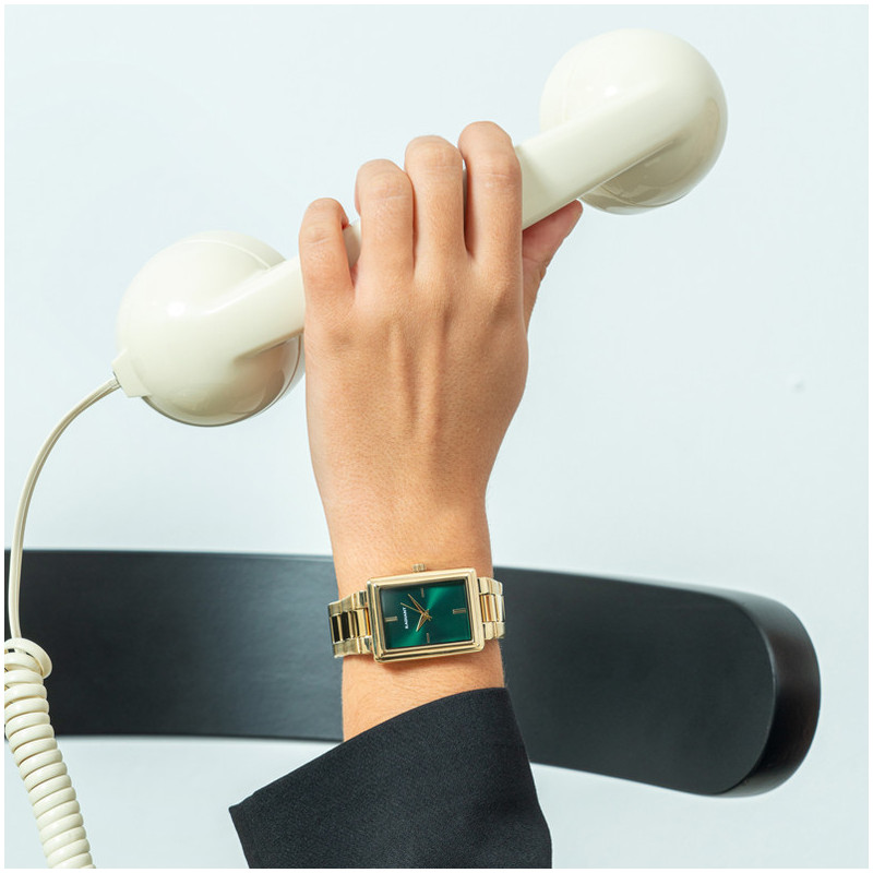 Reloj Courtney Emerald/Dorado