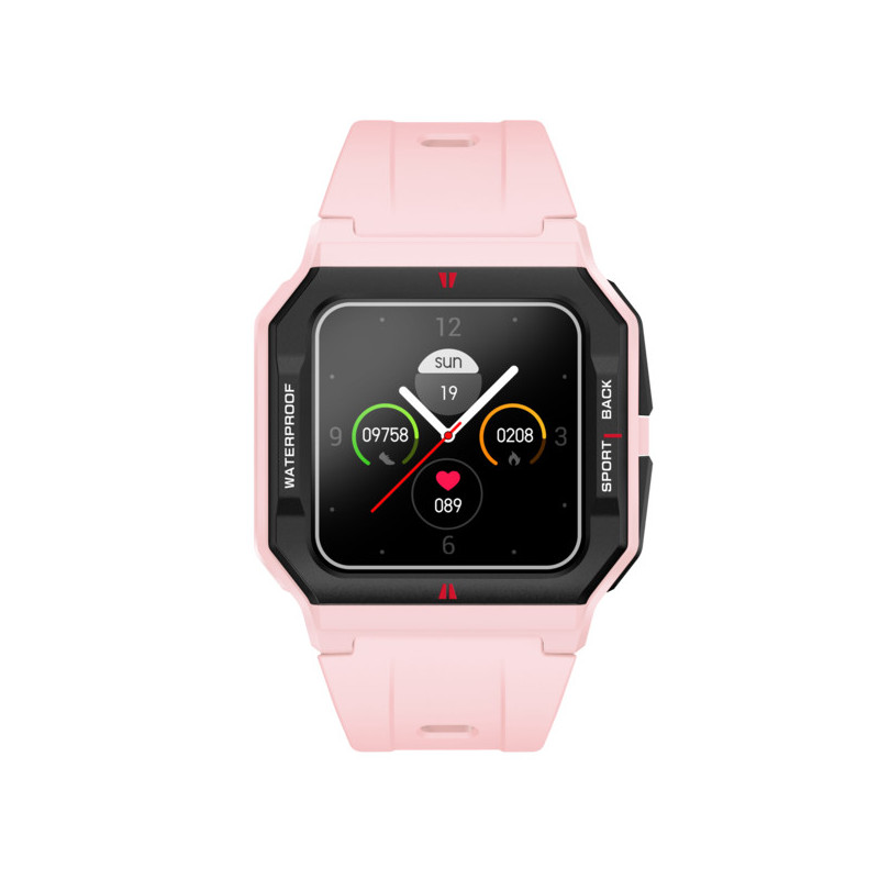 L.A. BLACK & PINK CASE SILI PINK