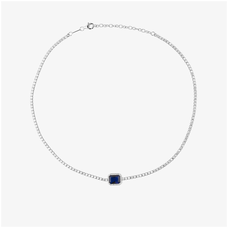 Collar de Plata con Circonita colección THE CROWN Radiant