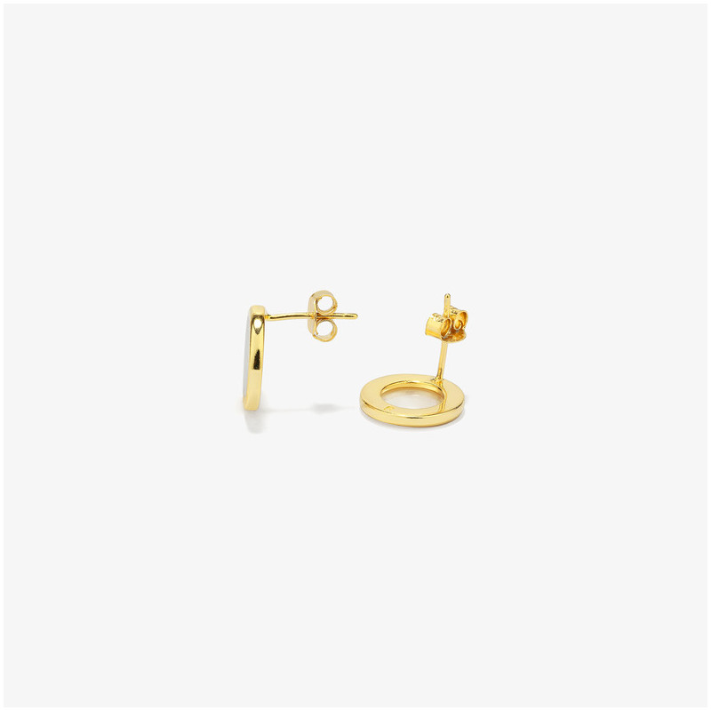 Pendientes de Oro con Perlas MOTHER OF PEARL Radiant