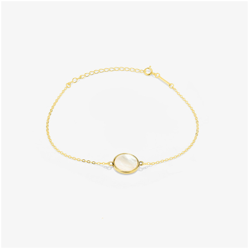 Pulsera de Oro con Perlas colección MOTHER OF PEARL Radiant