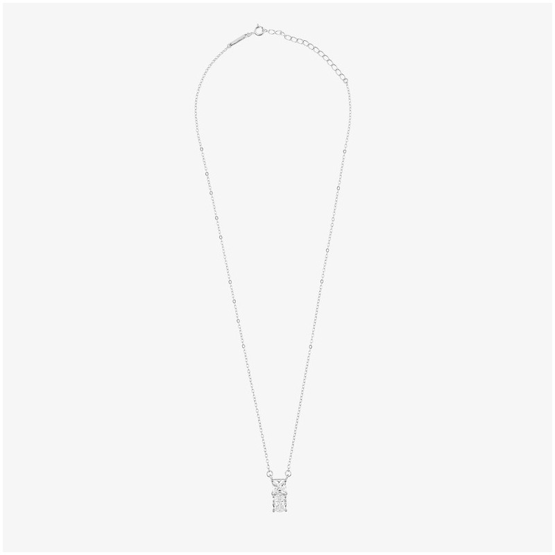 Collar de Plata Cristal Blanco colección THE 21TH CENTURY Radiant