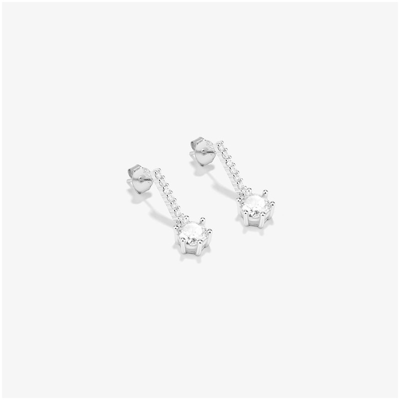 Pendientes de Plata Cristal colección FIRST CLASS Radiant