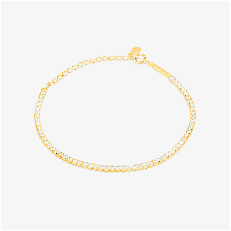 Pulsera Riviere de Oro Blanca colección FIRST CLASS Radiant
