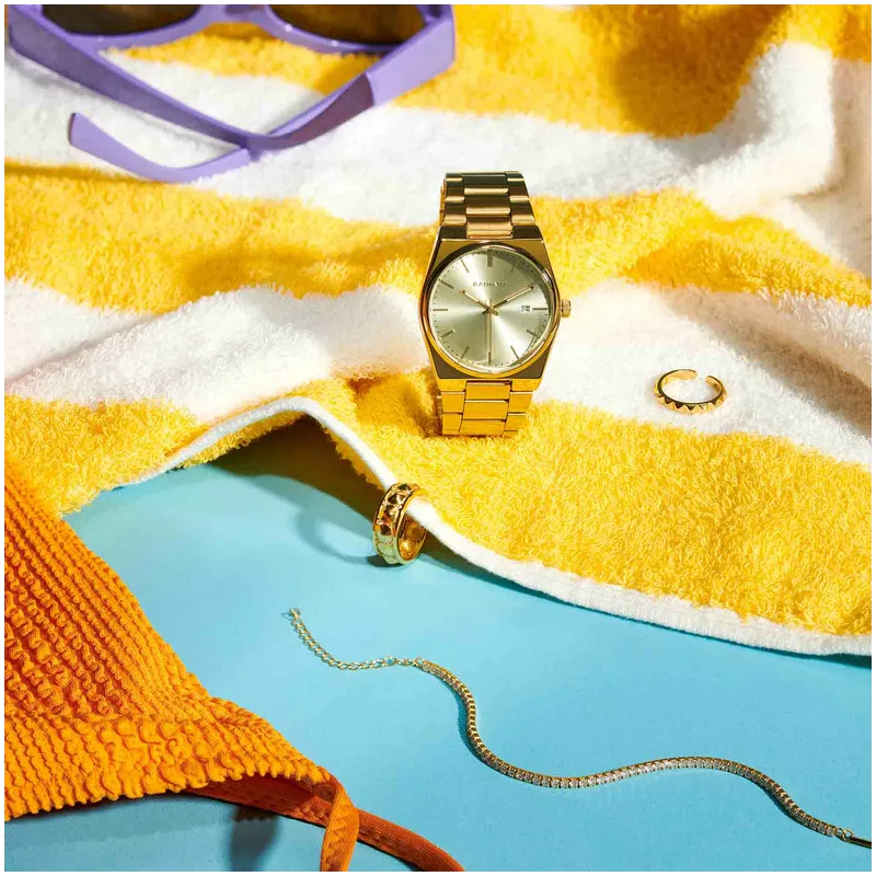 Pulsera Riviere de Oro Blanca colección FIRST CLASS Radiant