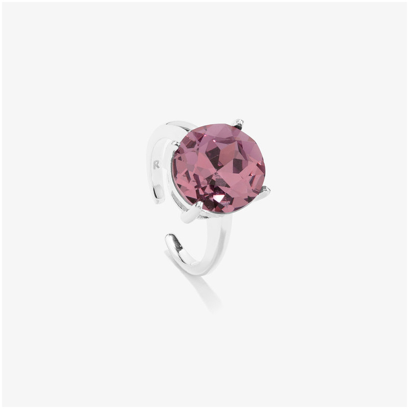 Anillo de Plata Cristal Lila colección FIRST CLASS Radiant