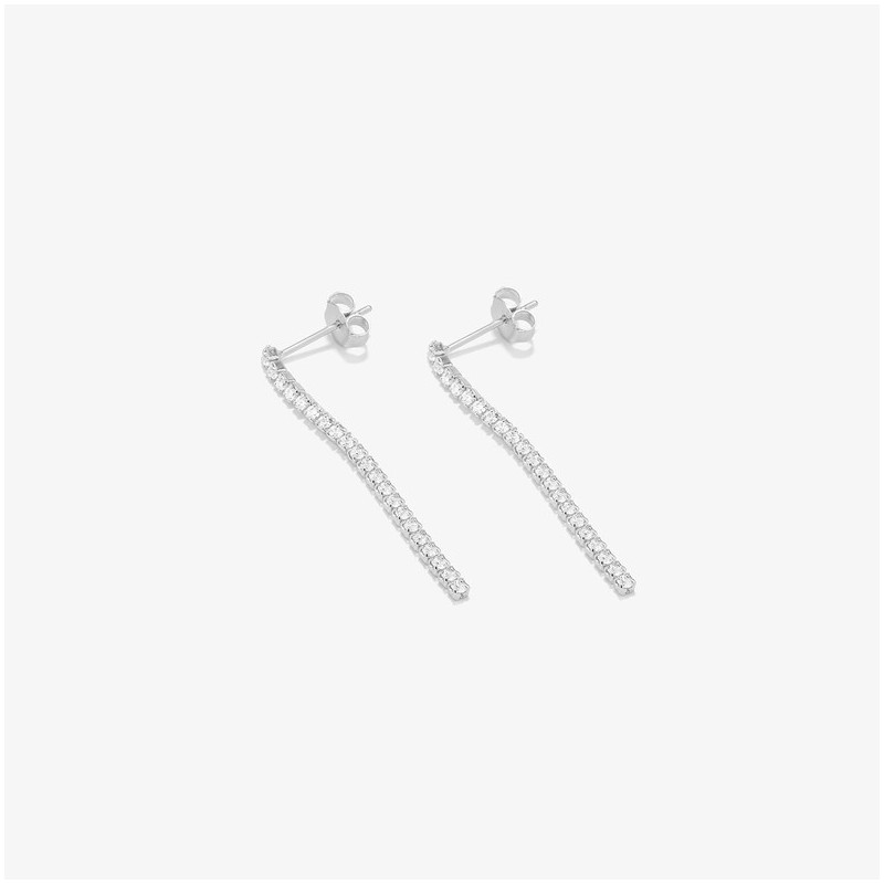 Pendientes de Plata Cristal colección FIRST CLASS Radiant