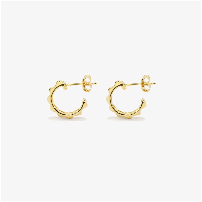 Pendientes de Aro de Oro colección PUNK Radiant