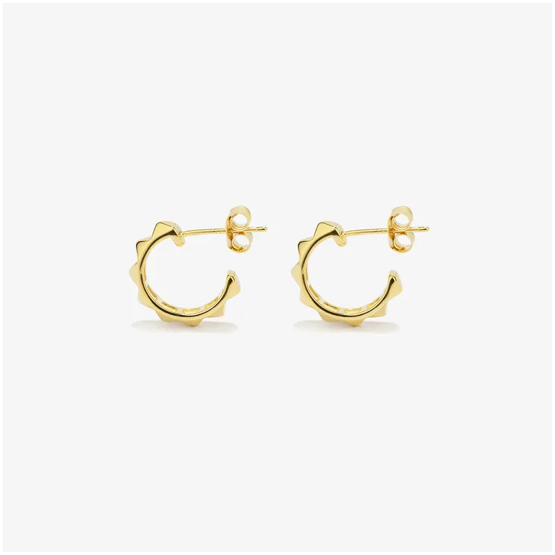 Pendientes de Aro de Oro colección PUNK Radiant