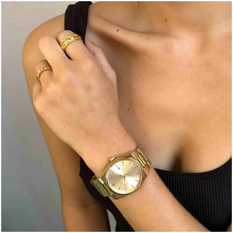 Anillo Ancho de Oro colección PUNK Radiant
