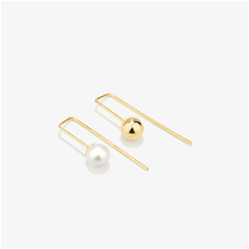 Pendientes de Oro con Perla colección EMILY IN PARIS Radiant