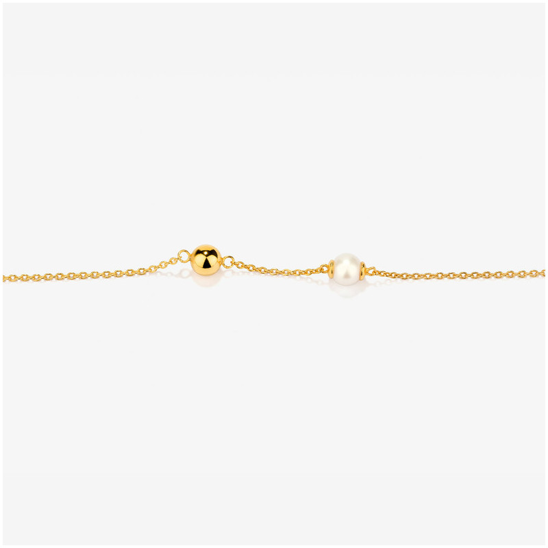 Pulsera Doble Perla Emily in Paris