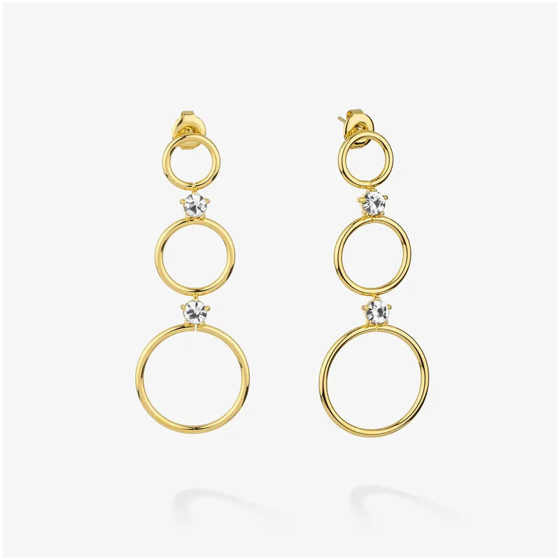Pendientes Largos Mujer Zendaya Dorados | Diseño Moderno