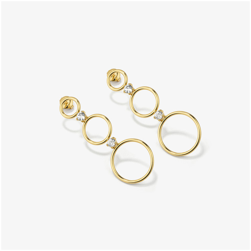 Pendientes Largos Mujer Zendaya Dorados | Diseño Moderno