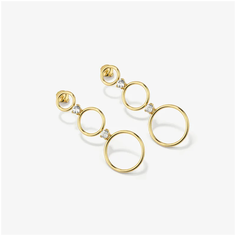 Pendientes Largos Mujer Zendaya Dorados | Diseño Moderno