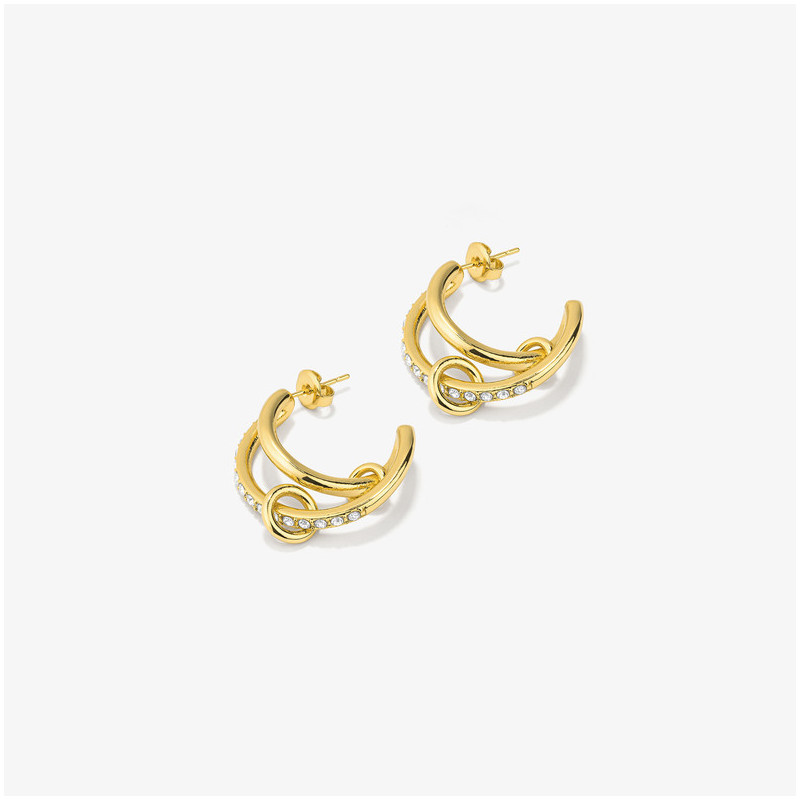 Pendientes Mujer Zendaya Moon Dorados | Diseño Sofisticado