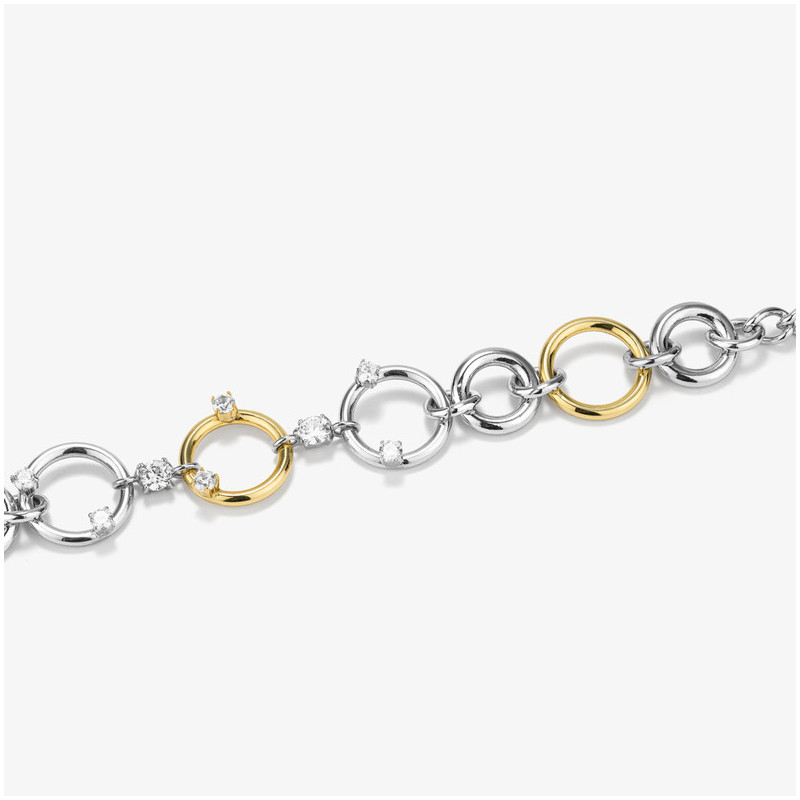 Pulsera Mujer Zendaya Bitone | Diseño Elegante en Dos Tonos