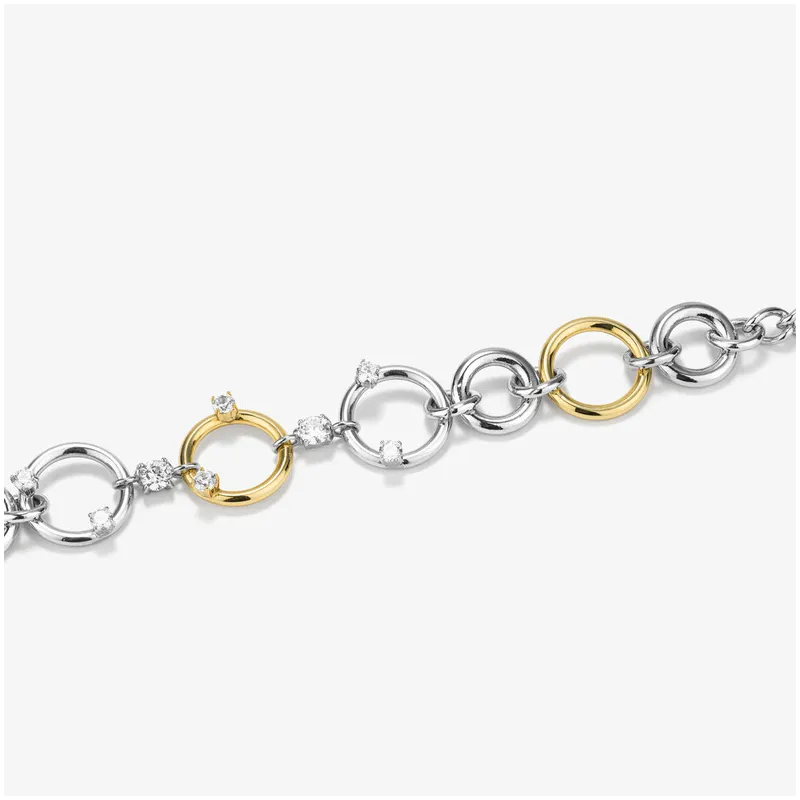 Pulsera Mujer Zendaya Bitone | Diseño Elegante en Dos Tonos