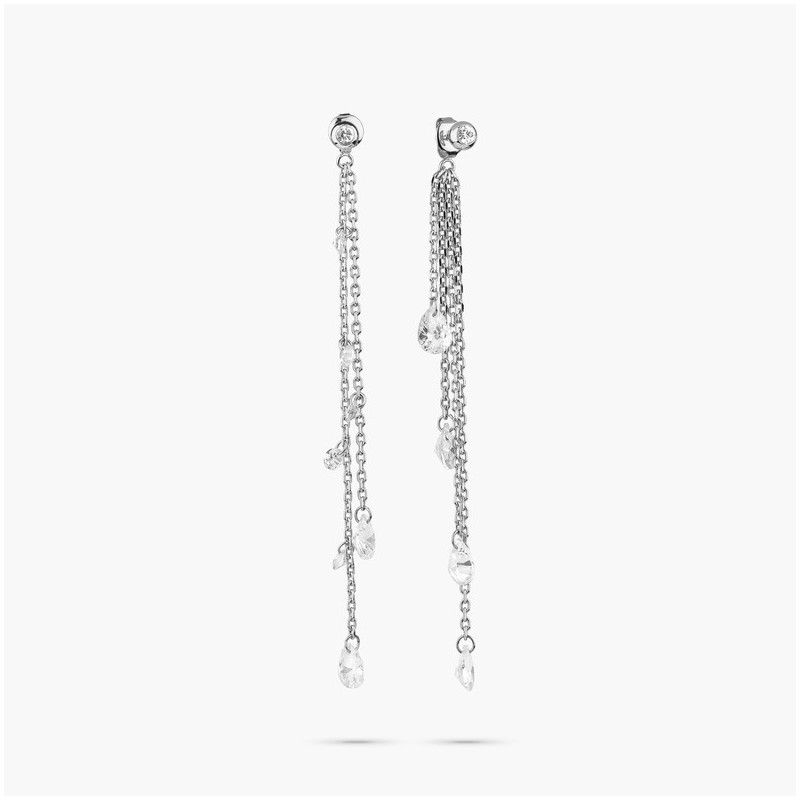 Pendientes Mujer Largos Myfair Plateados | Diseño Elegante