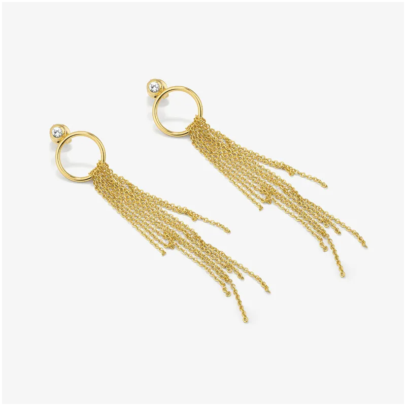 Maxi Pendientes Mujer Myfair Dorados | Diseño en Acero Dorado