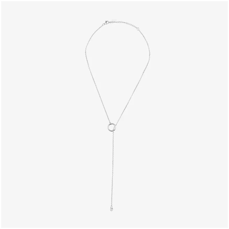 Collar Mujer Largo Myfair Plateado |Radiant