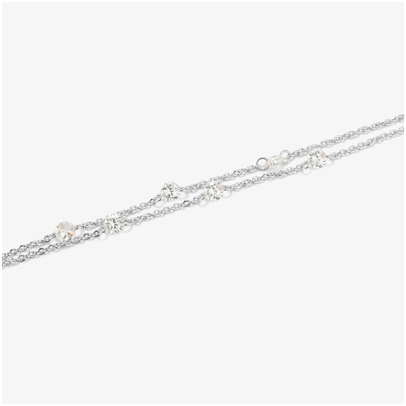 Pulsera Mujer Myfair Plateada | Diseño Sofisticado en Acero Plateado