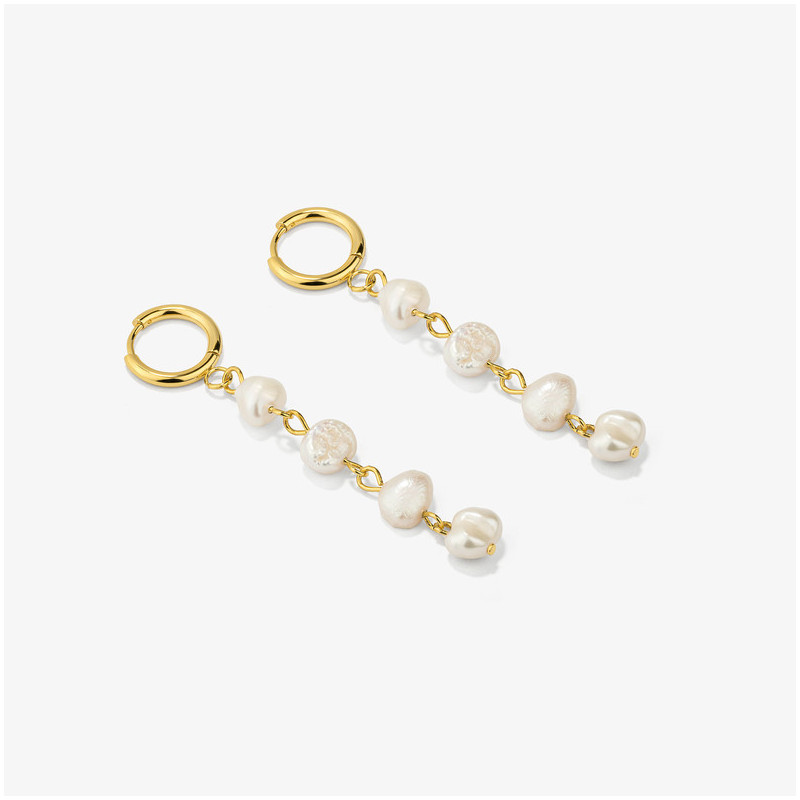 Pendientes Mujer Bridgerton Dorados | Diseño Clásico en Acero Dorado