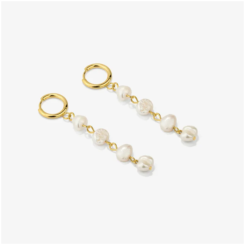 Pendientes Mujer Bridgerton Dorados | Diseño Clásico en Acero Dorado