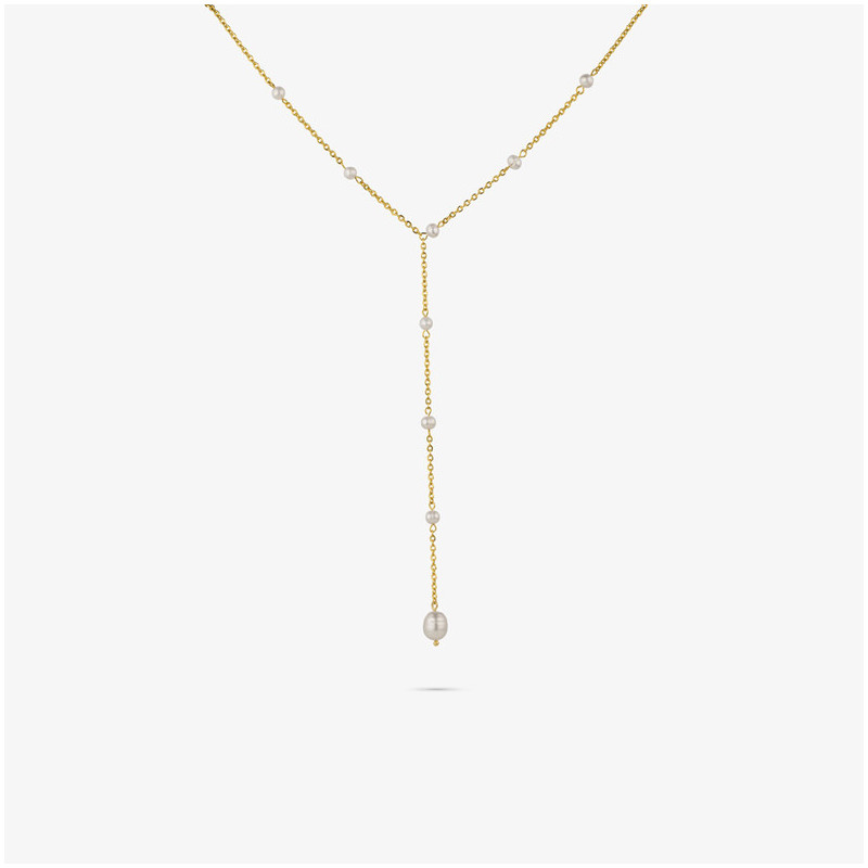 Collar Mujer Largo Bridgerton Dorado | Diseño Elegante