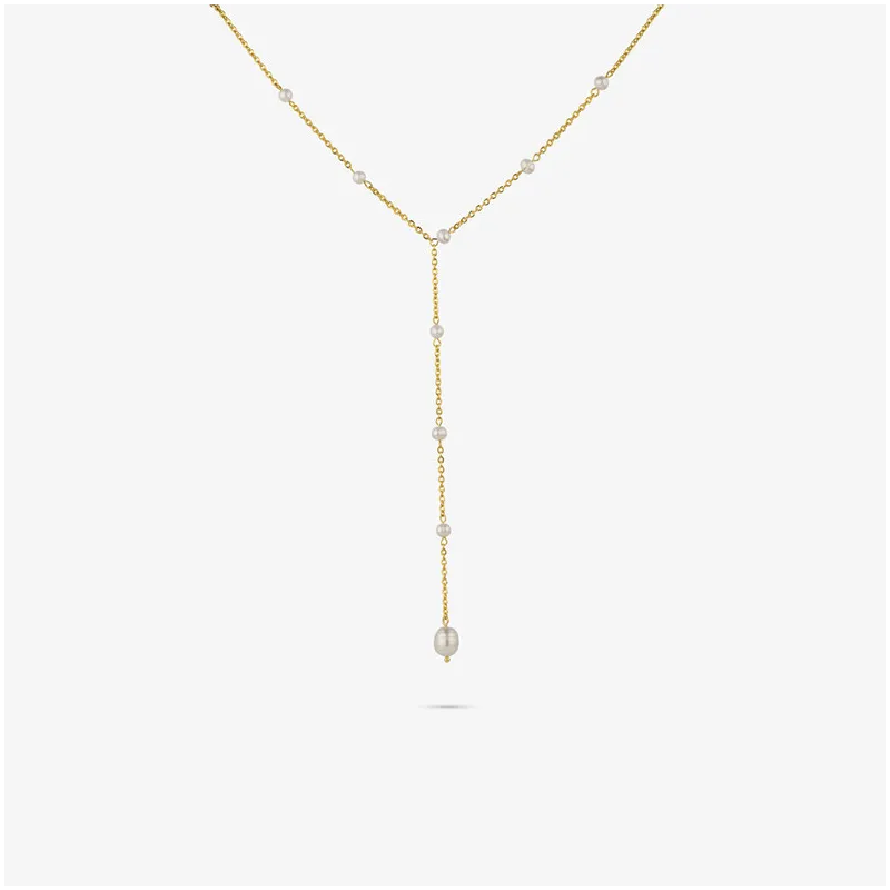 Collar Mujer Largo Bridgerton Dorado | Diseño Elegante