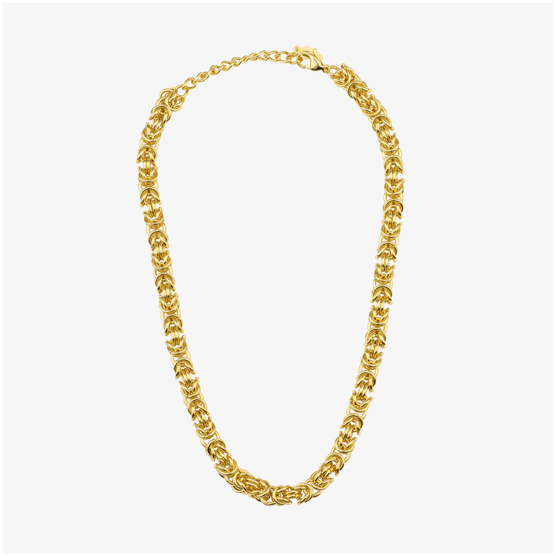 Collar Mujer Blake Dorado | Diseño Twist Sofisticado en Acero Dorado