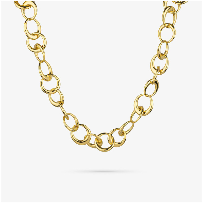 Collar Mujer Blair Dorado | Diseño Moderno en Eslabones Dorados