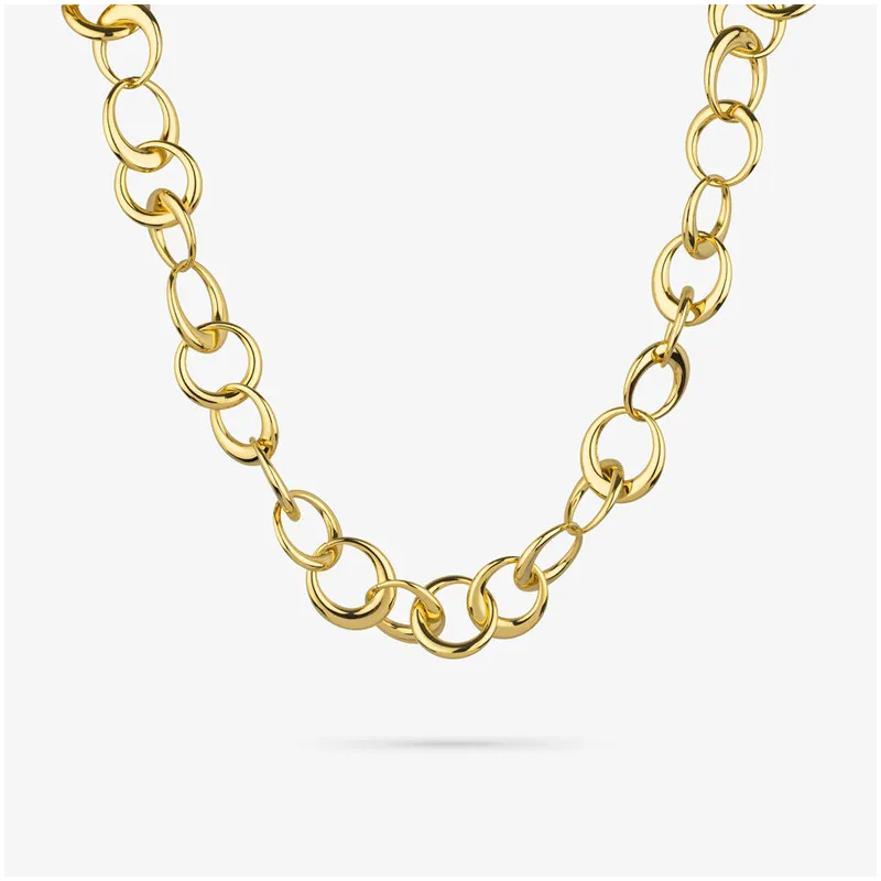 Collar Mujer Blair Dorado | Diseño Moderno en Eslabones Dorados