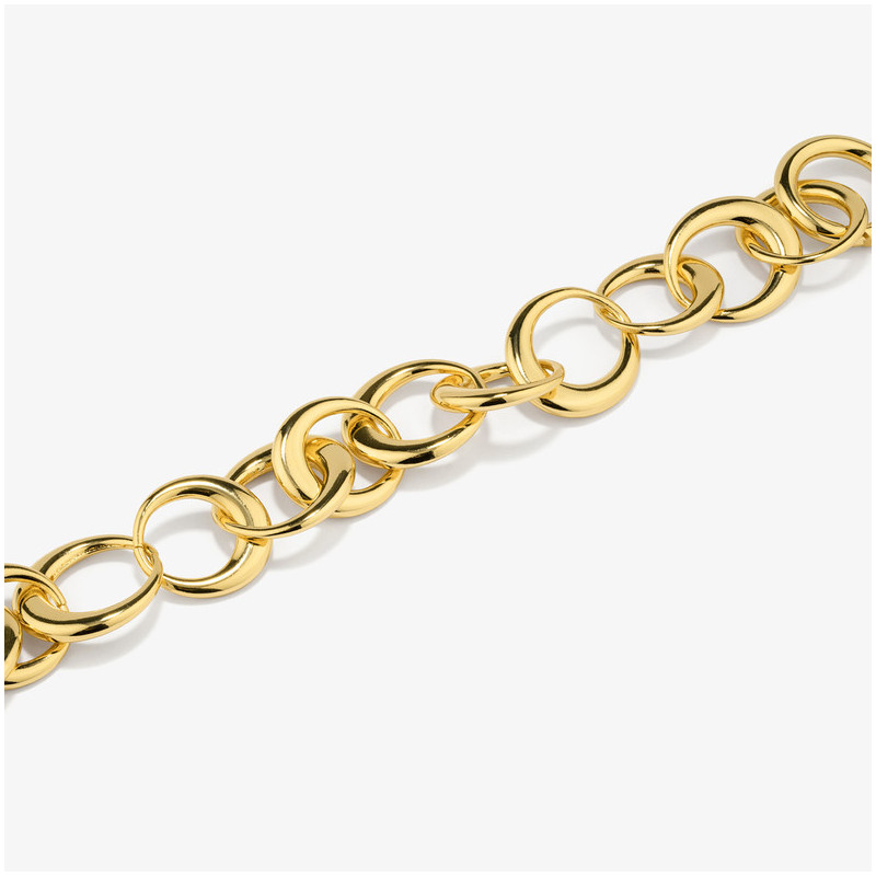 Pulsera Mujer Blair Dorada | Diseño Geométrico en Acero Dorado
