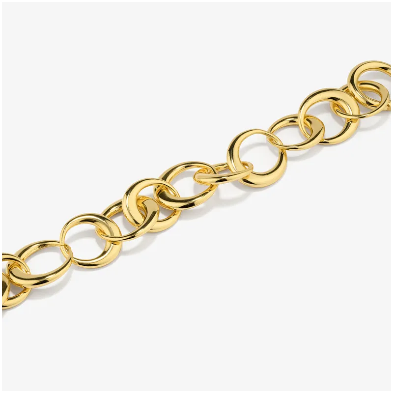 Pulsera Mujer Blair Dorada | Diseño Geométrico en Acero Dorado