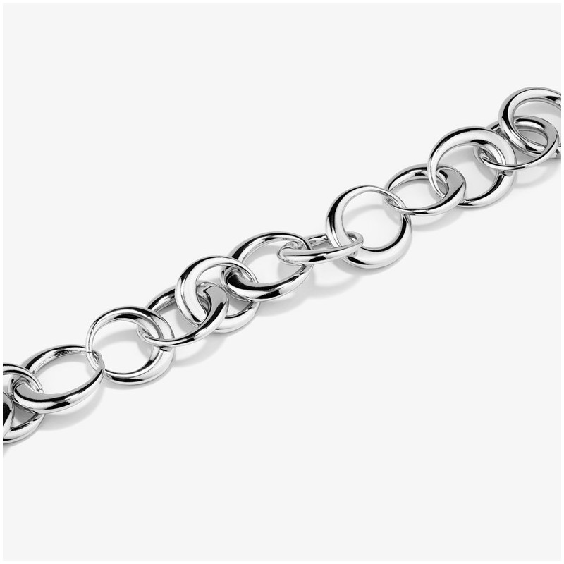 Pulsera Mujer Blair Plateada | Diseño Geométrico