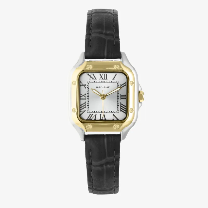 Reloj Mujer Chris Her Negro/Dorado | Radiant