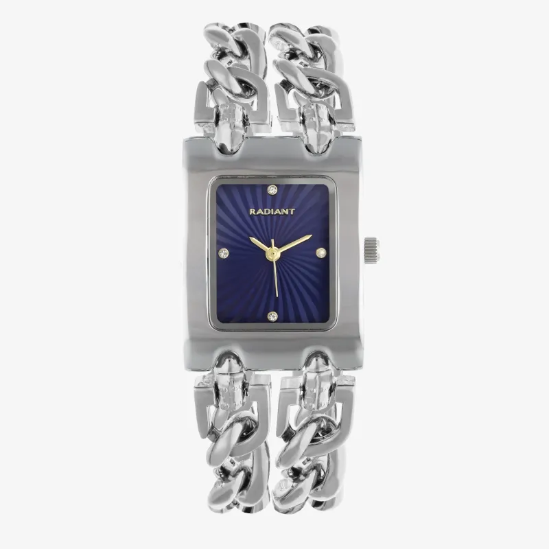 Reloj Mujer Donatella Azul Plateado | Radiant