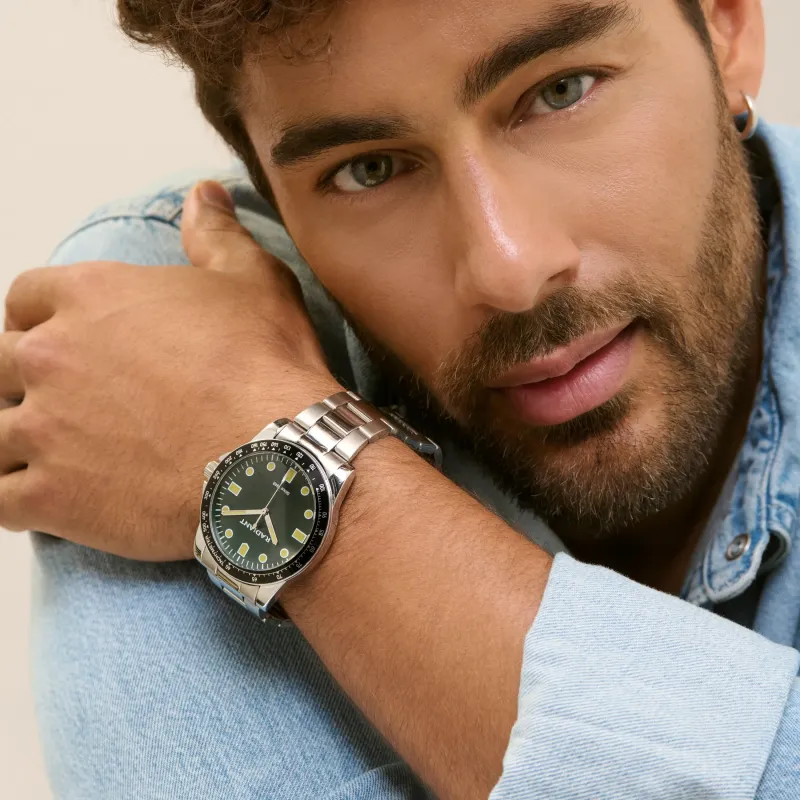 Reloj Hombre Robert verde | Radiant