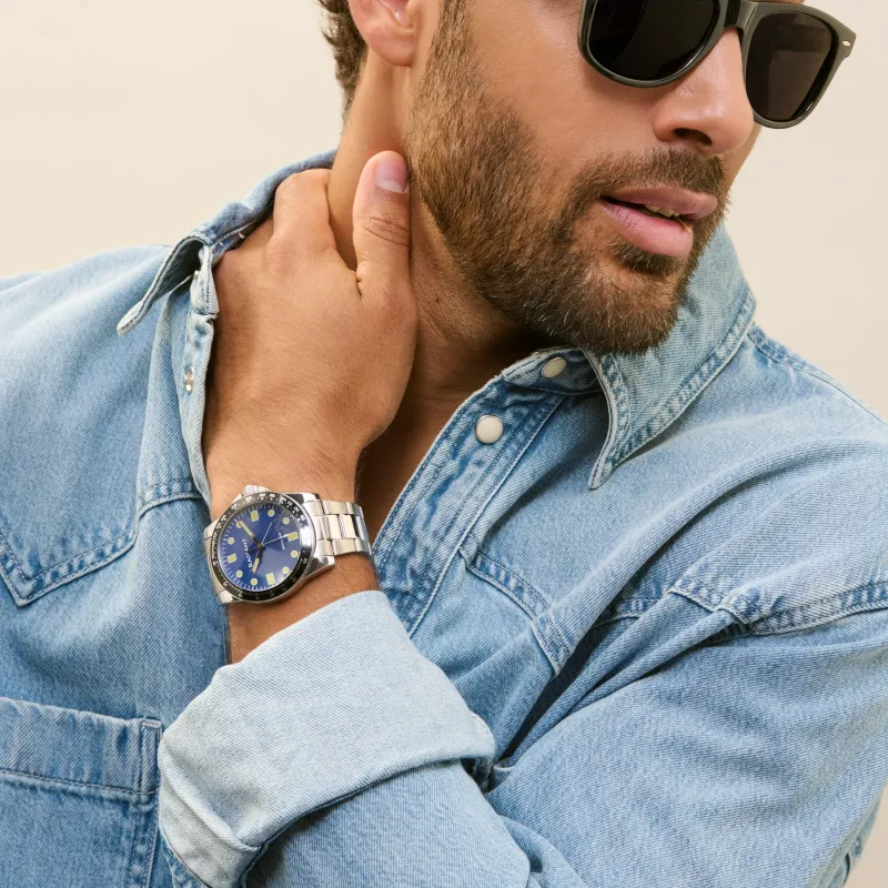 Reloj Hombre Robert Azul  | Radiant