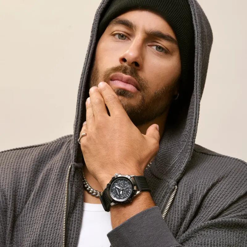 Reloj Hombre Eminem Negro/Plateado | Radiant